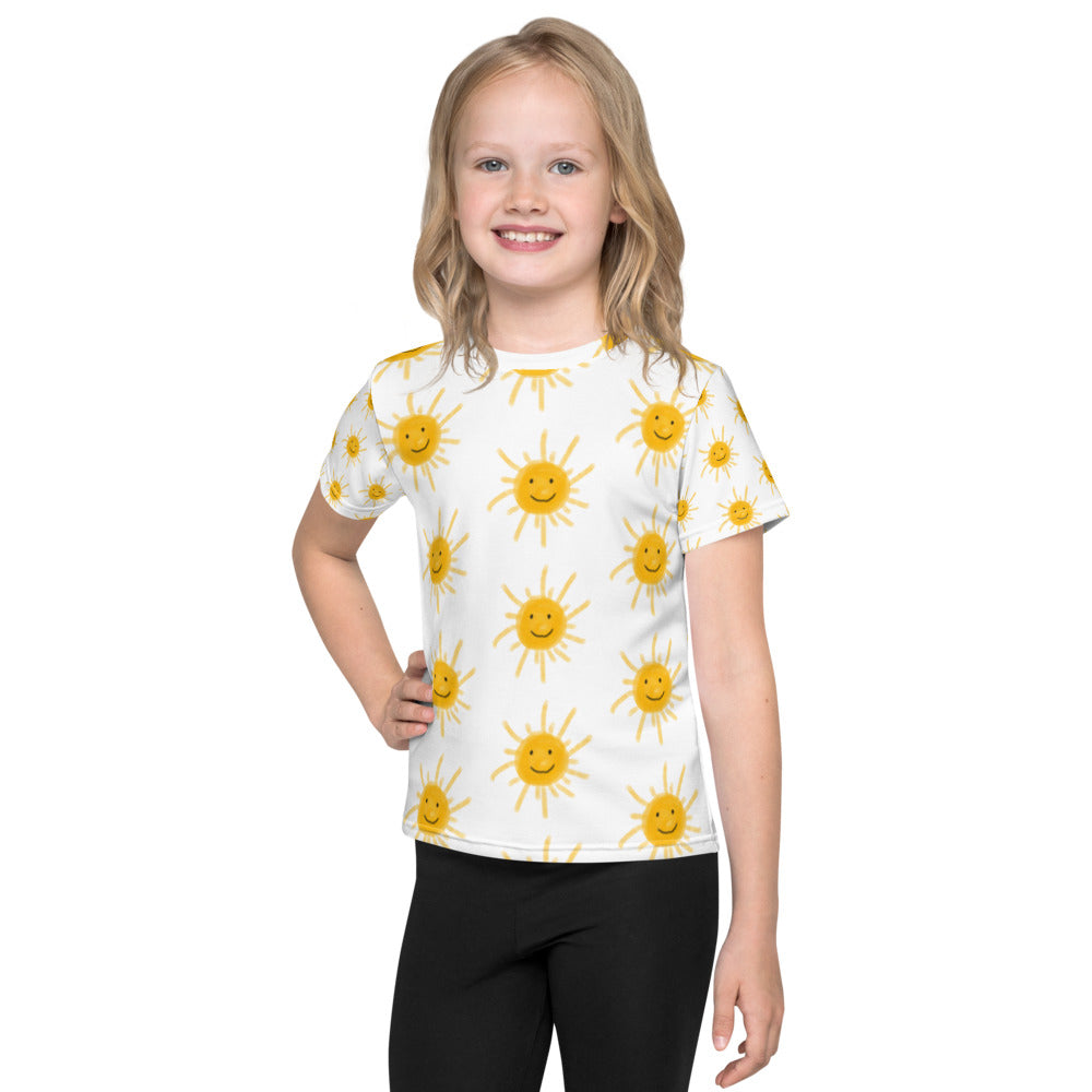 Sun Is Smiling Kids crew neck t-shirt