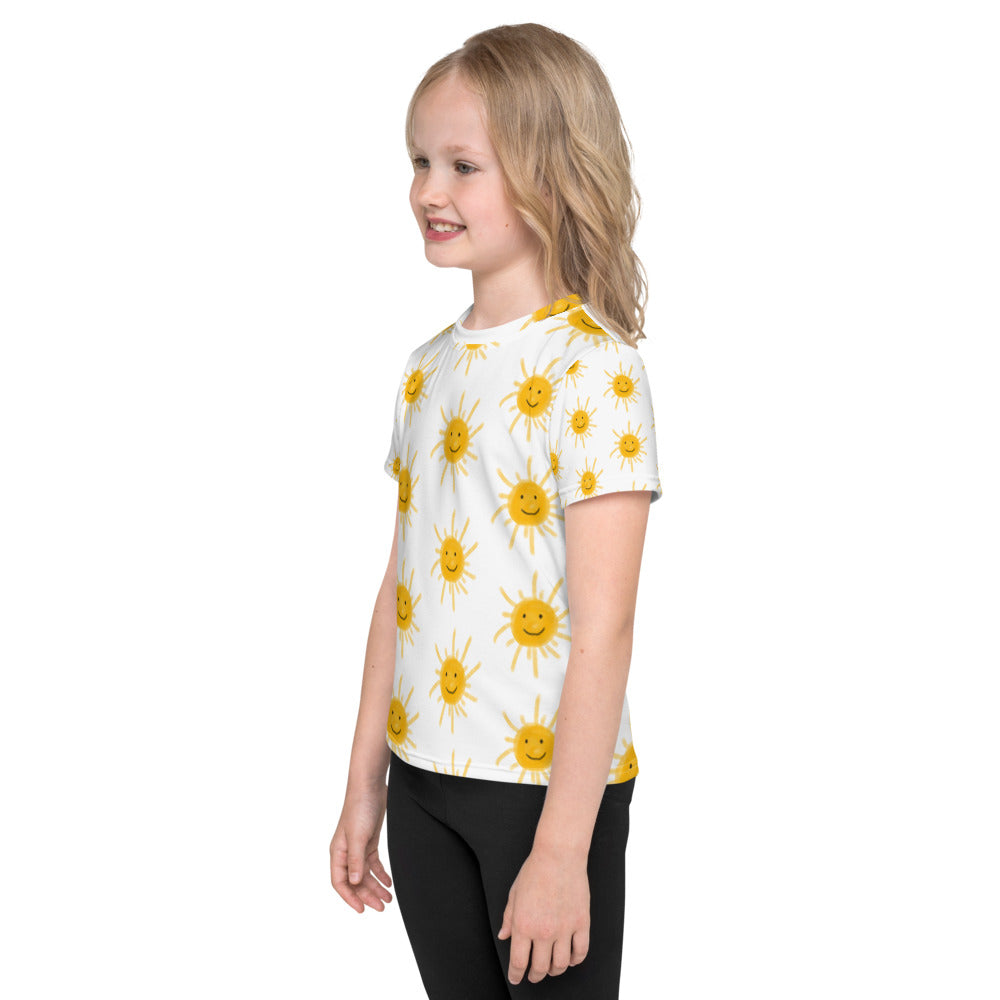 Sun Is Smiling Kids crew neck t-shirt
