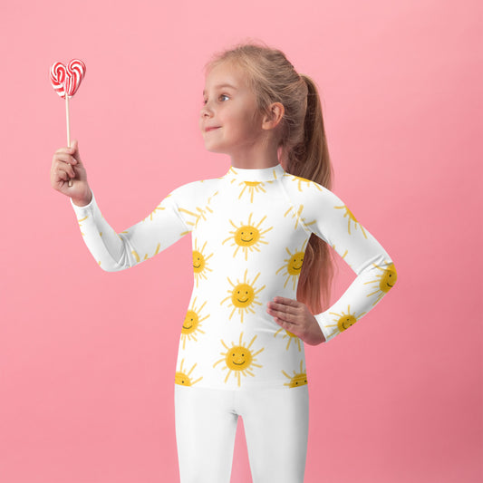 Sun Is Smiling Kids Rash Guard