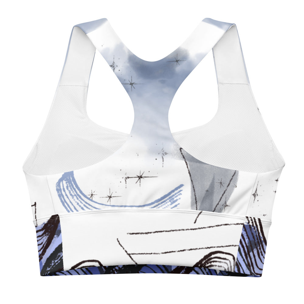 Set Sail Longline sports bra
