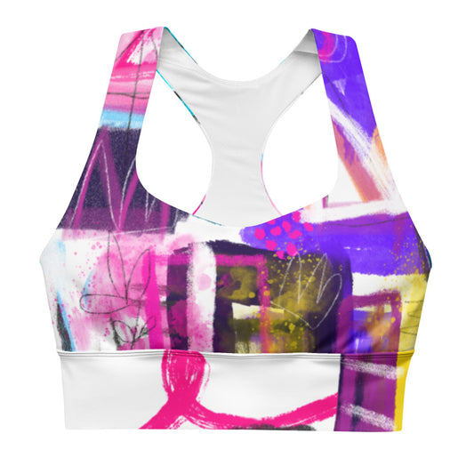 Pool Party Longline sports bra