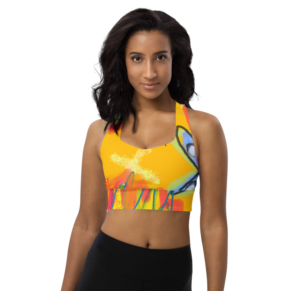 Heat Wave Longline sports bra – SamanthaRedfern