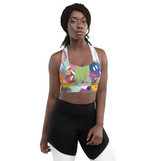 Last Of The Sun Longline sports bra