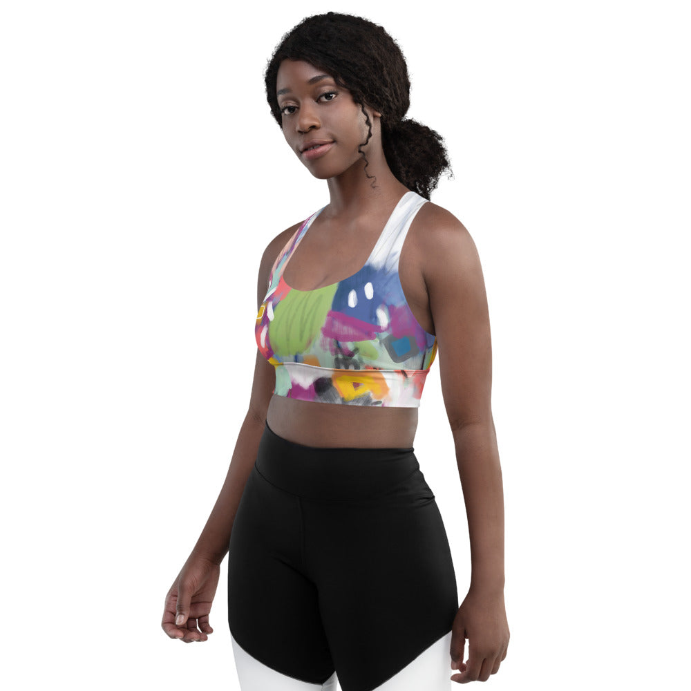 Last Of The Sun Longline sports bra