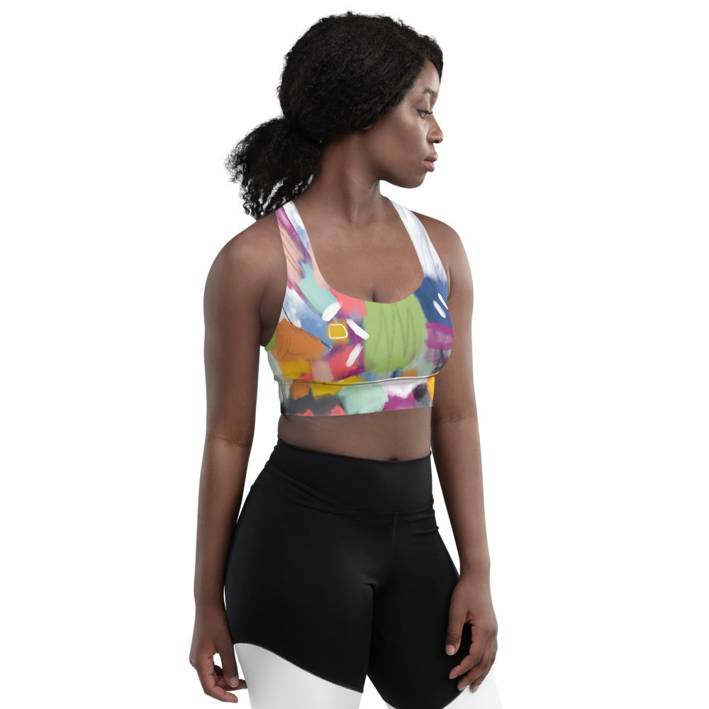 Last Of The Sun Longline sports bra