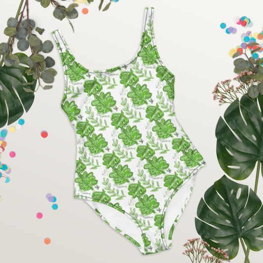 One-Piece Swimsuit Singapore Monstera