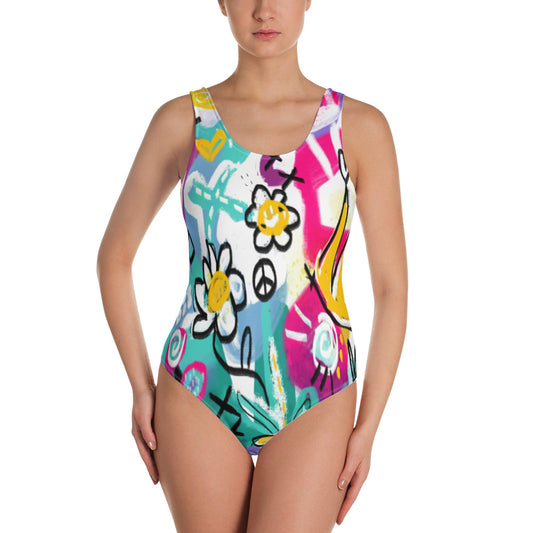 Pop Party One-Piece Swimsuit