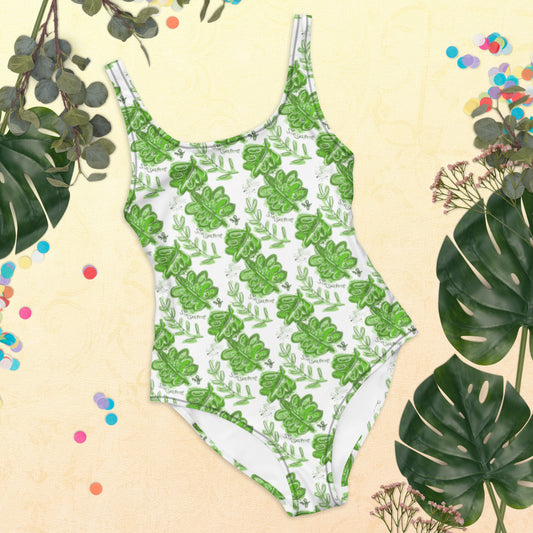 One-Piece Swimsuit Singapore Monstera