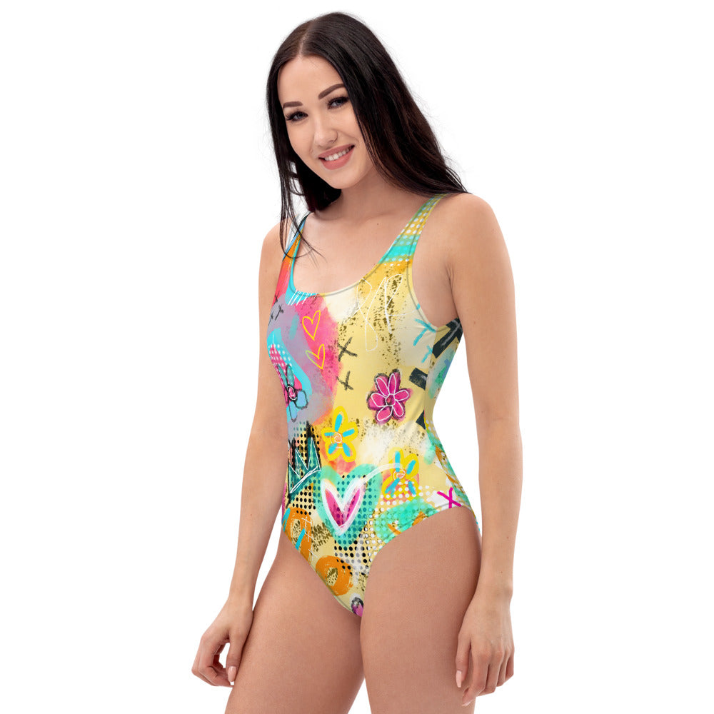 Born In The 80’s One-Piece Swimsuit