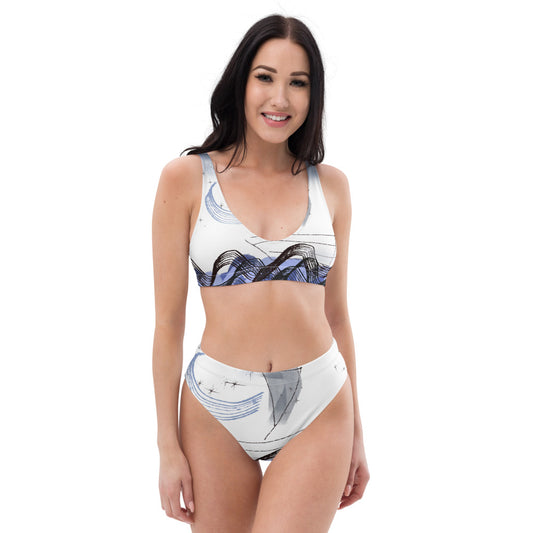 Set Sail Recycled high-waisted bikini