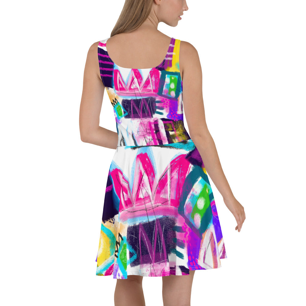 Pool Party Skater Dress