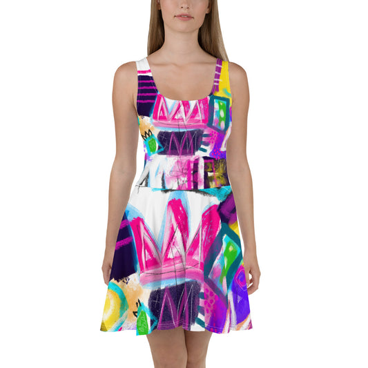 Pool Party Skater Dress