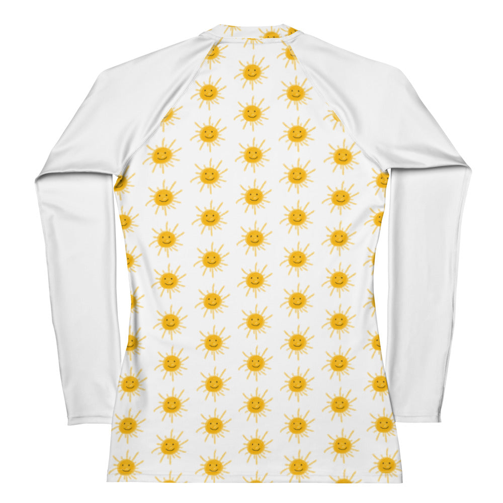 Sun Is Smiling Women's Rash Guard