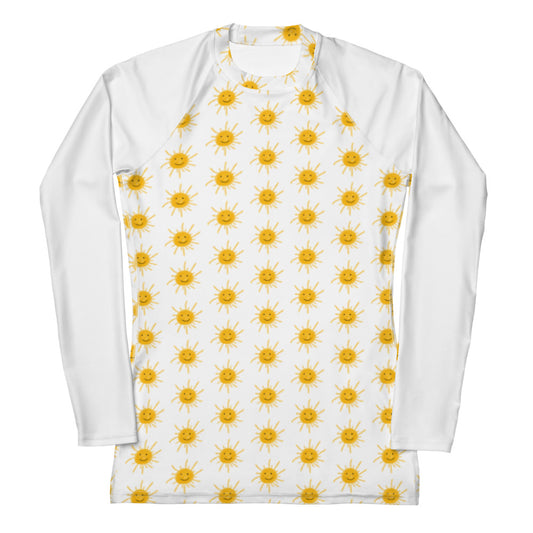 Sun Is Smiling Women's Rash Guard