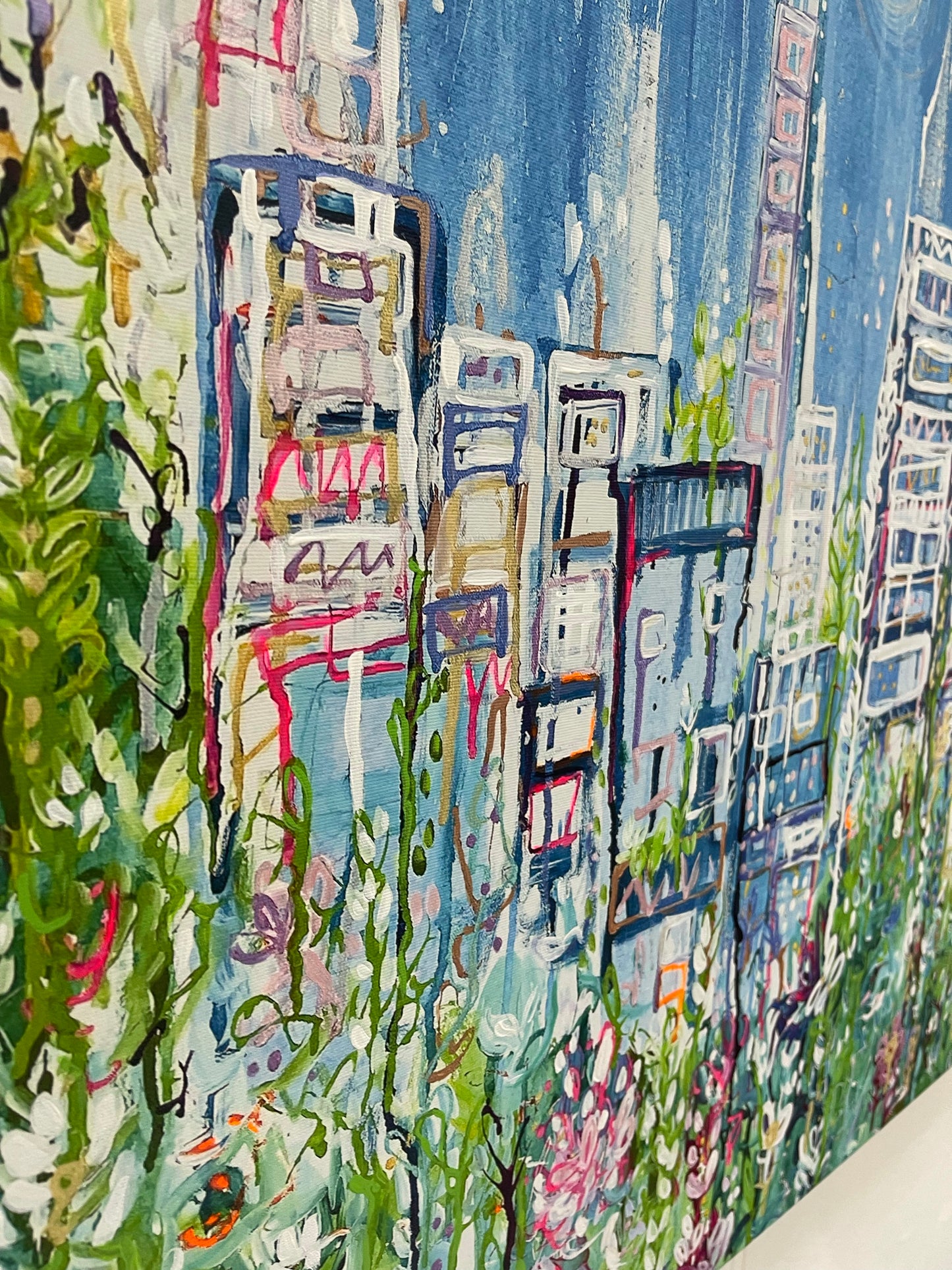 Summers In The City Hand Finished Fine Art Print