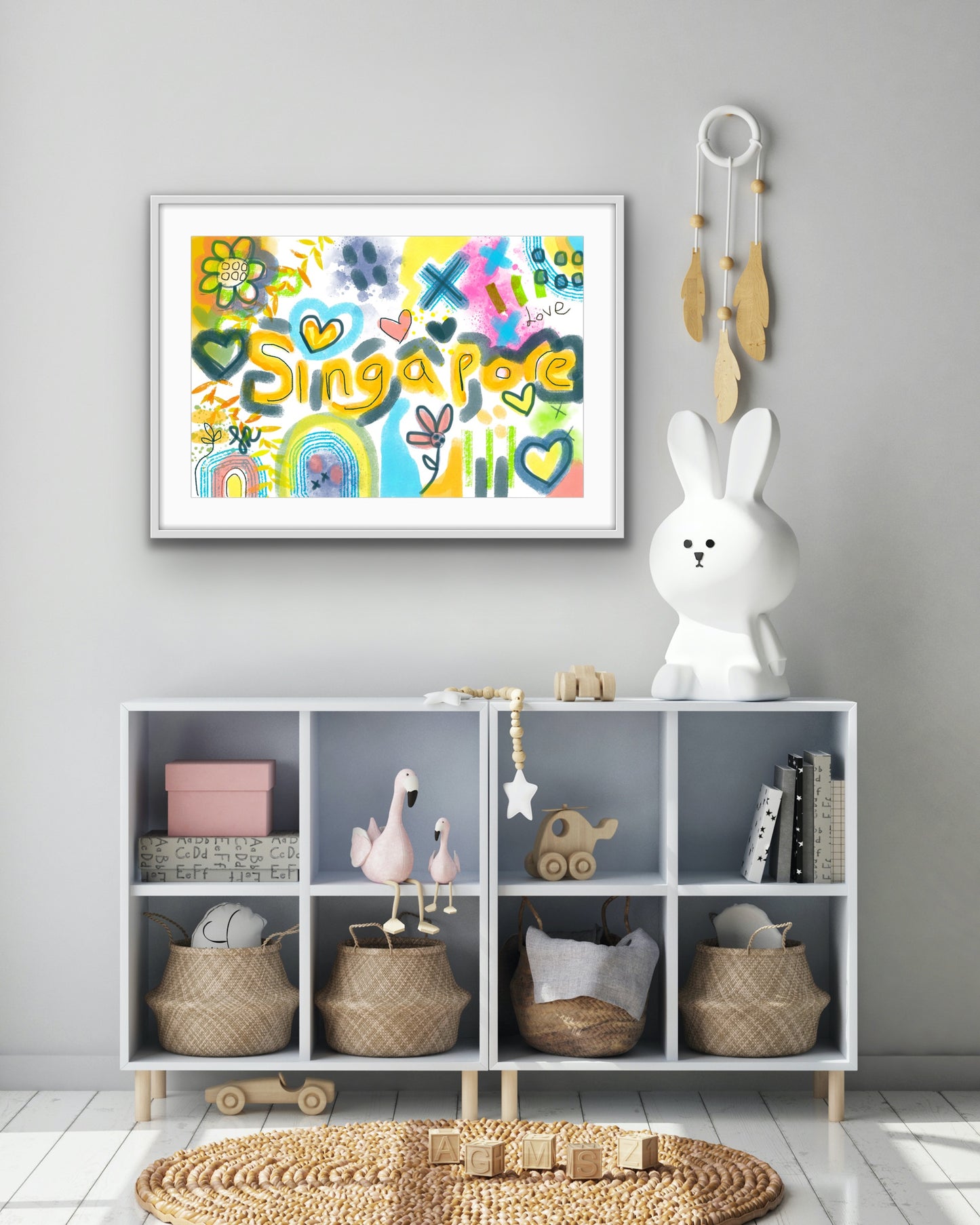 Singapore Love Print