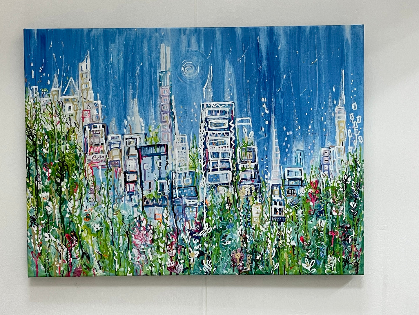 Summers In The City Hand Finished Fine Art Print