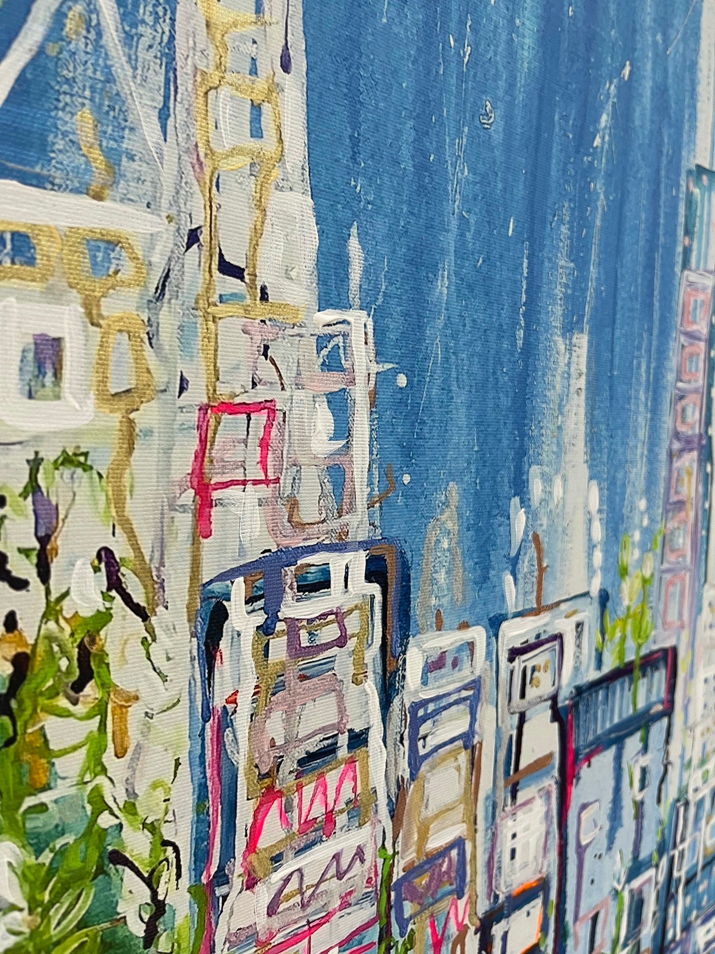 Summers In The City Hand Finished Fine Art Print