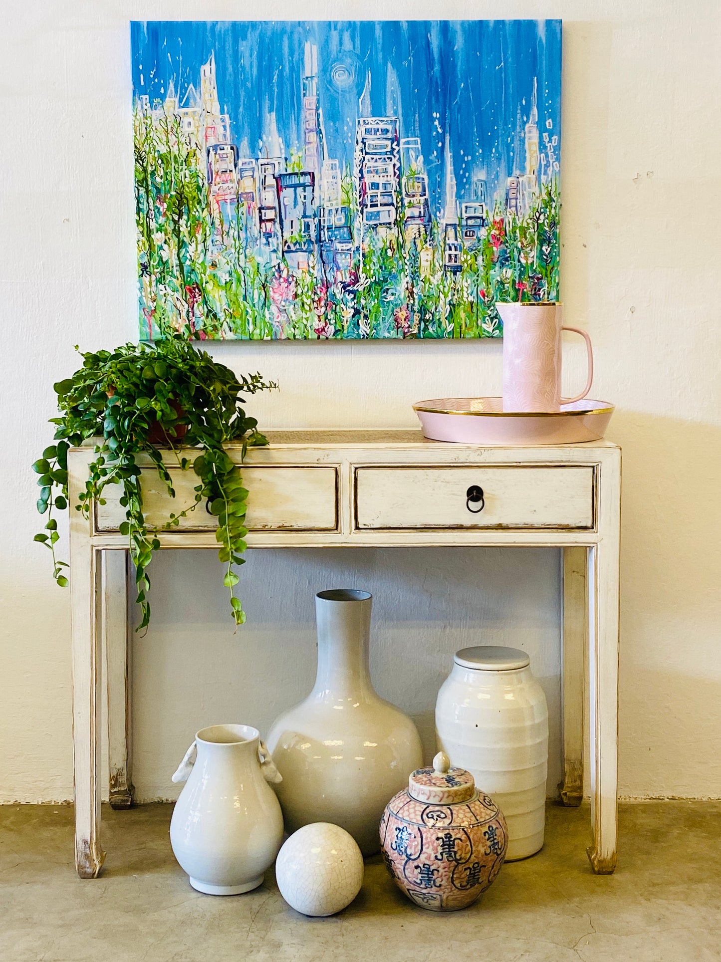 Summers In The City Hand Finished Fine Art Print