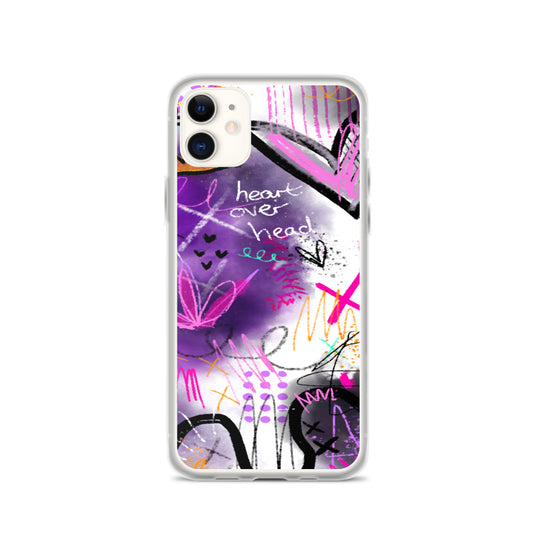 Heart Over Head iPhone Case