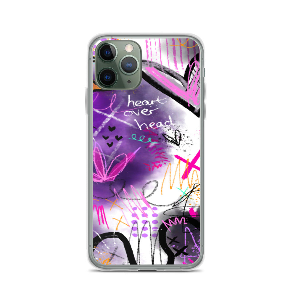 Heart Over Head iPhone Case