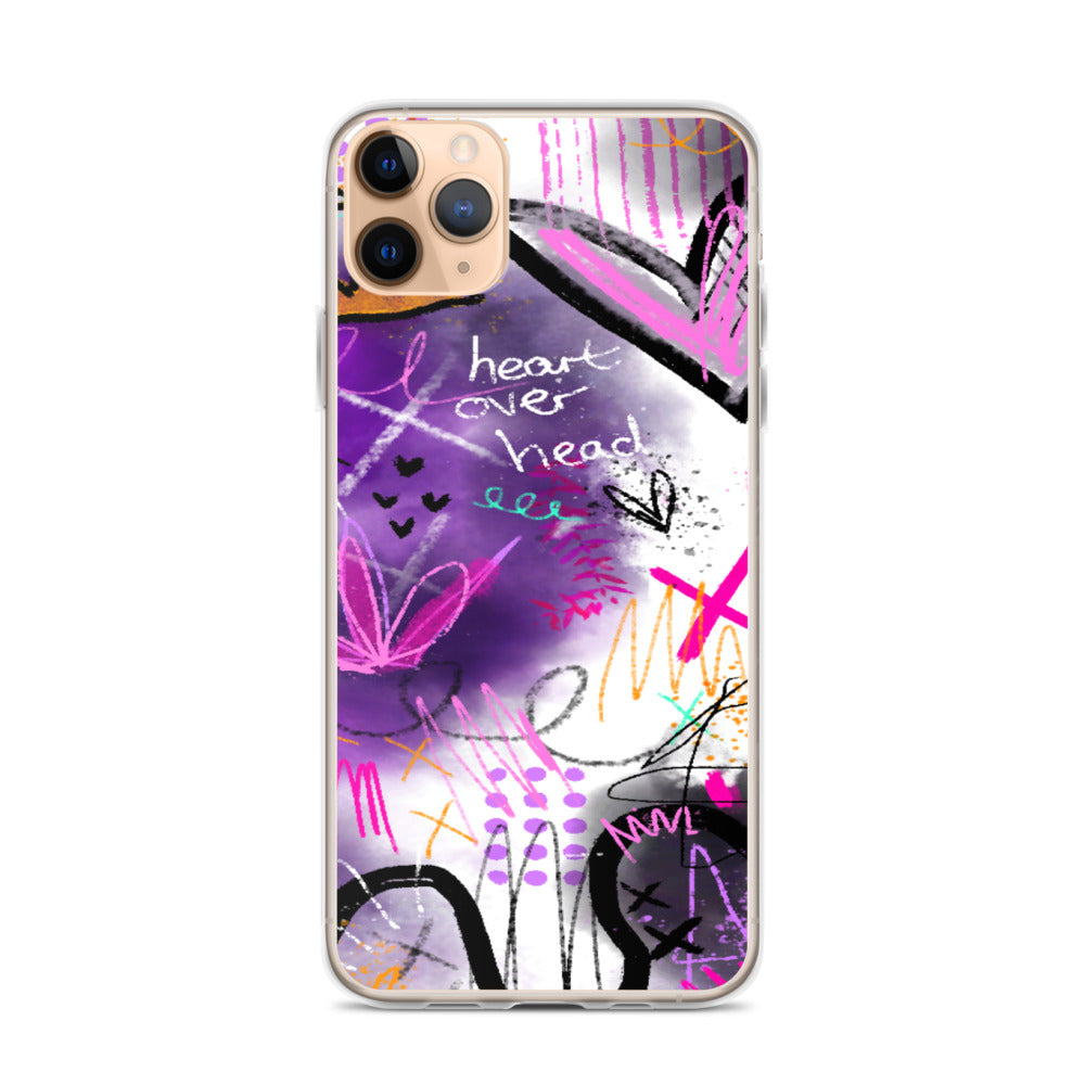 Heart Over Head iPhone Case