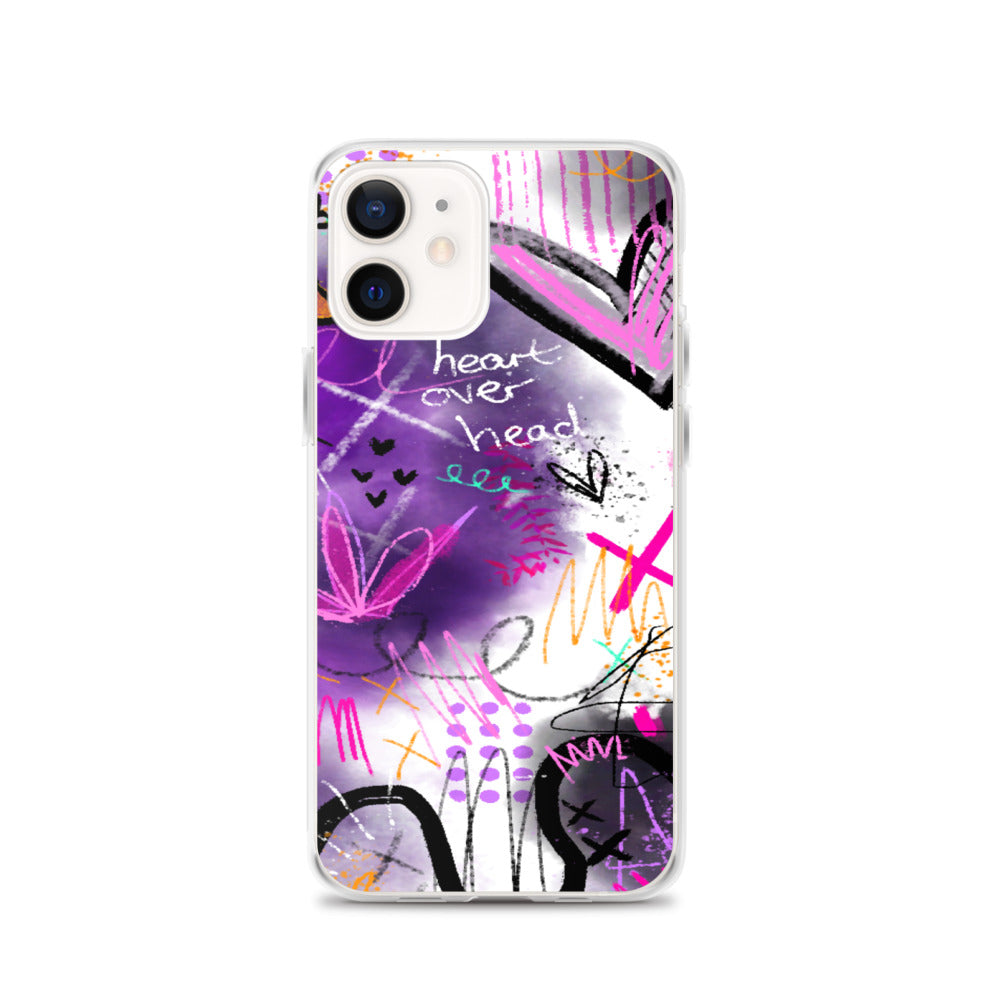 Heart Over Head iPhone Case