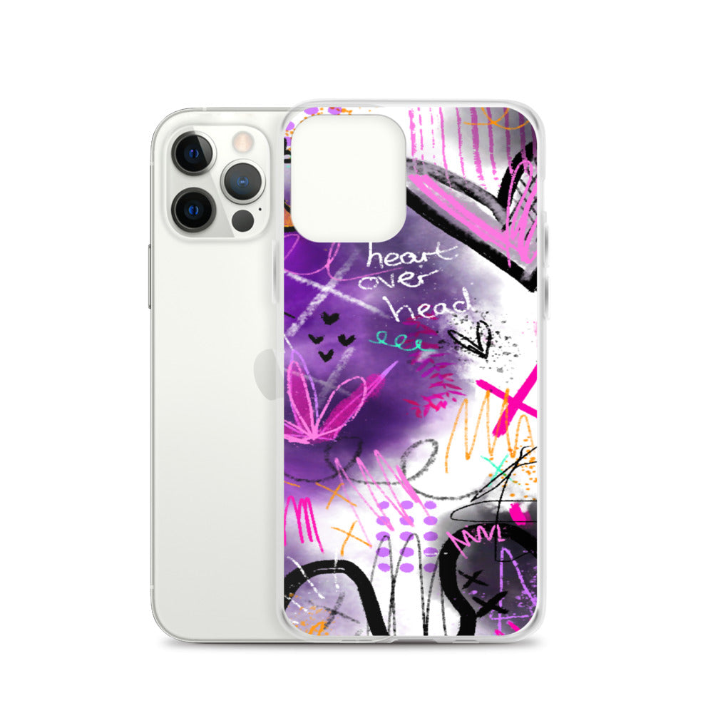Heart Over Head iPhone Case