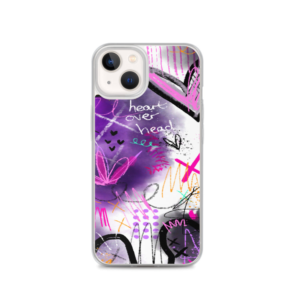 Heart Over Head iPhone Case