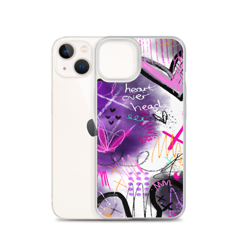 Heart Over Head iPhone Case