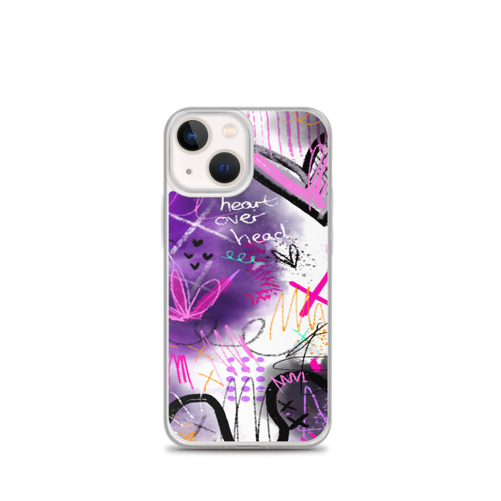 Heart Over Head iPhone Case