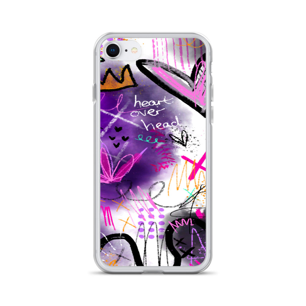 Heart Over Head iPhone Case