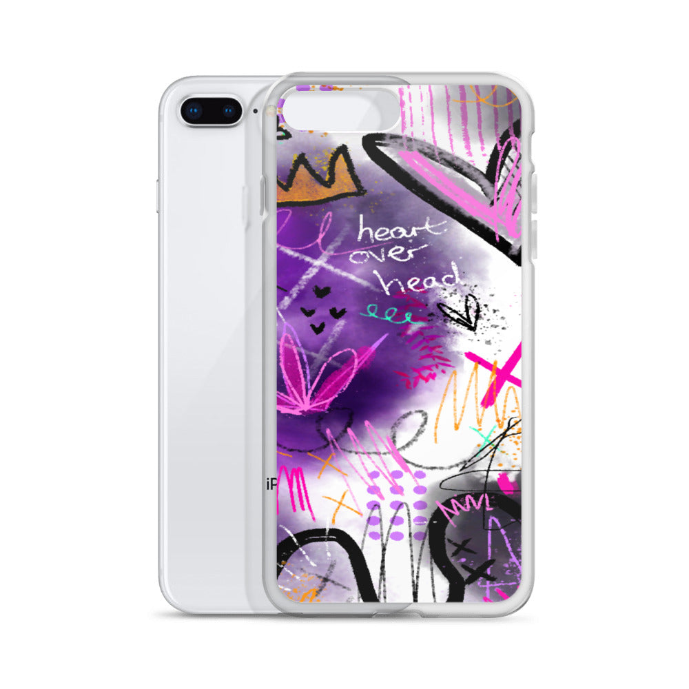 Heart Over Head iPhone Case