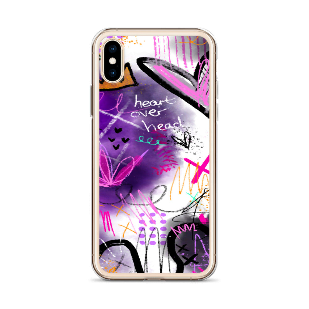 Heart Over Head iPhone Case