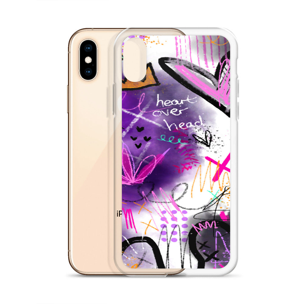 Heart Over Head iPhone Case