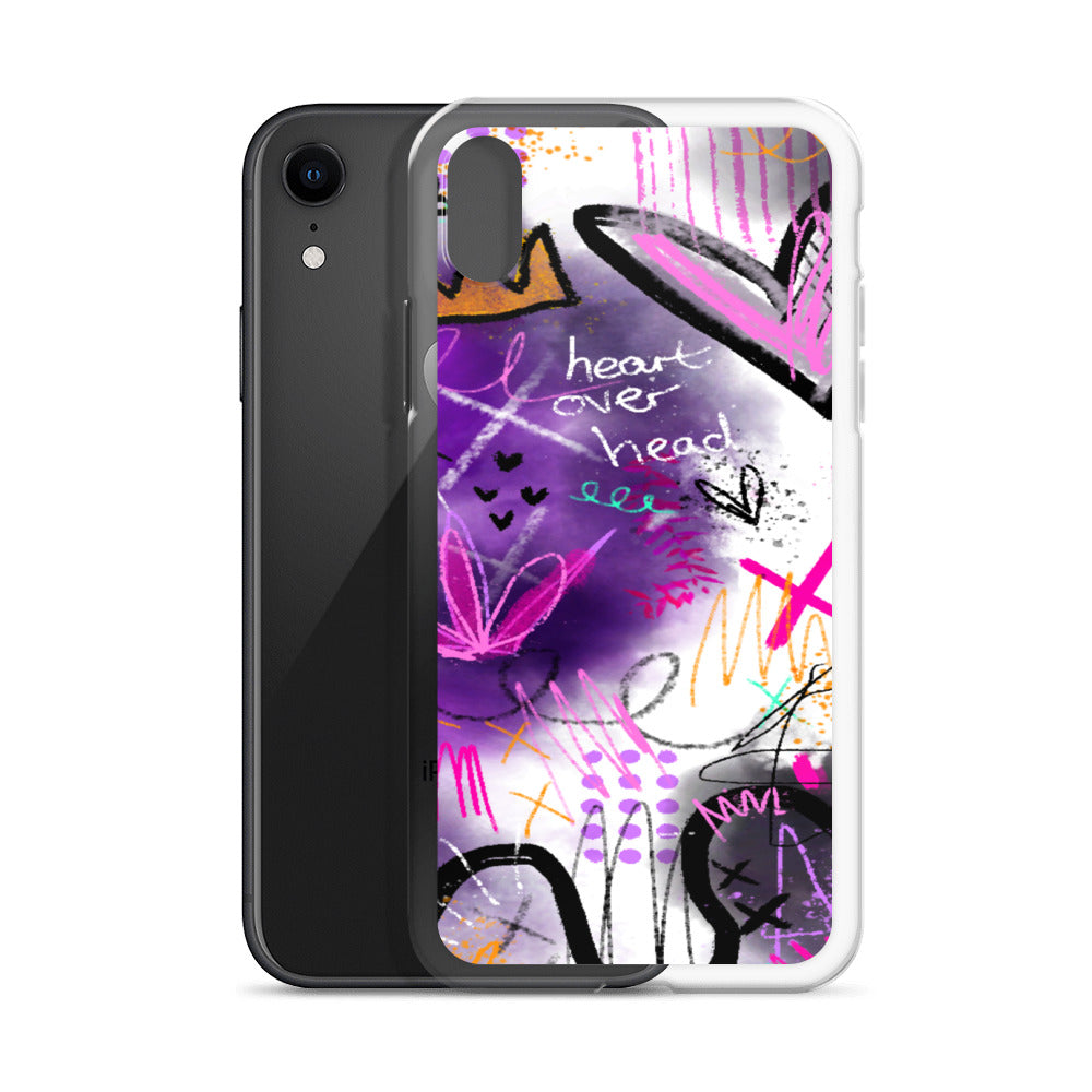 Heart Over Head iPhone Case