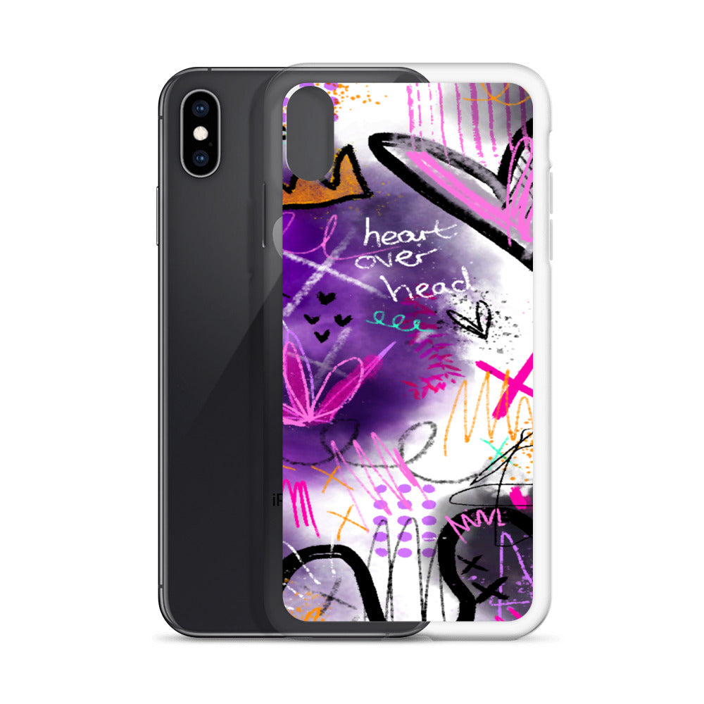 Heart Over Head iPhone Case
