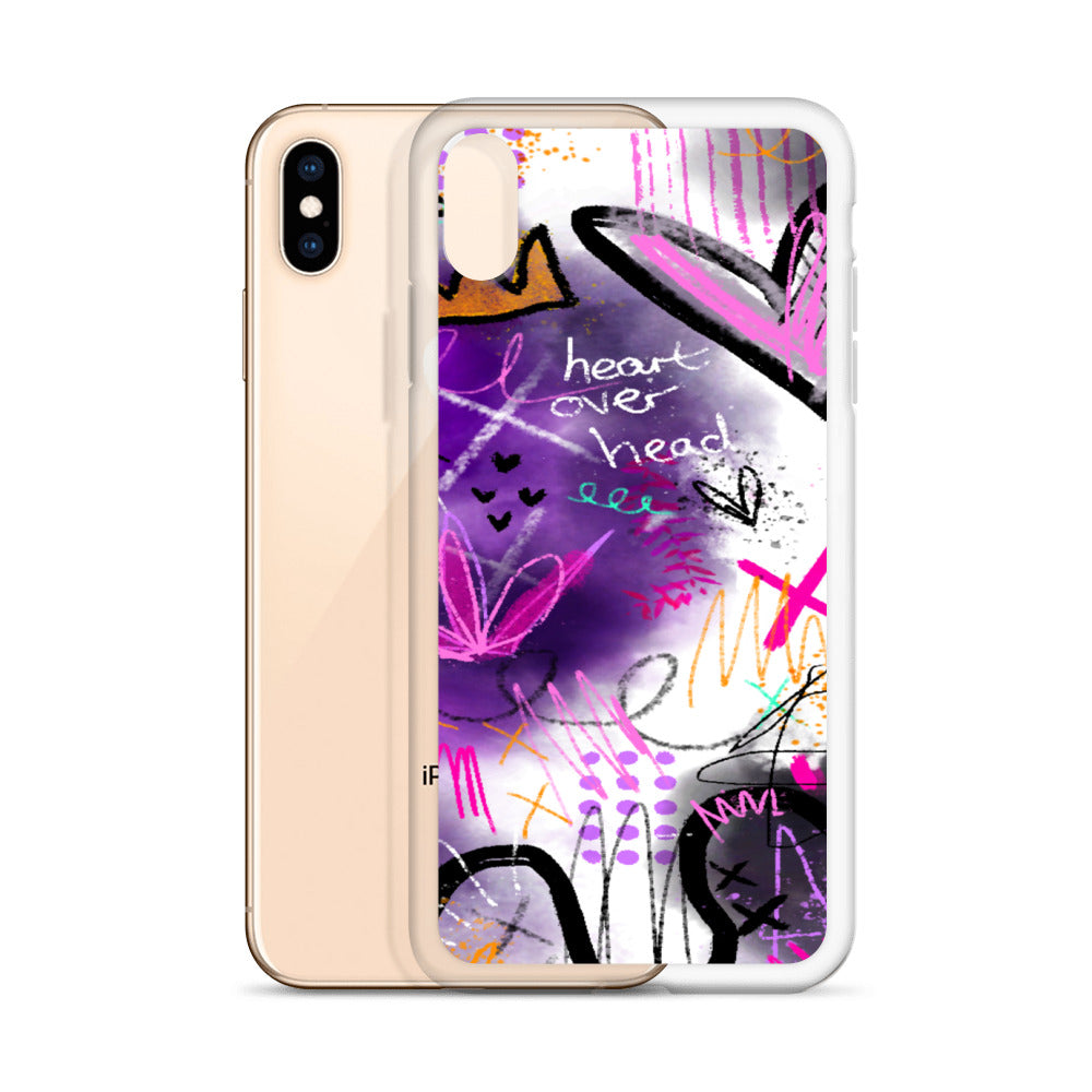 Heart Over Head iPhone Case