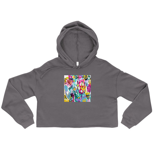 Pop Party Crop Hoodie