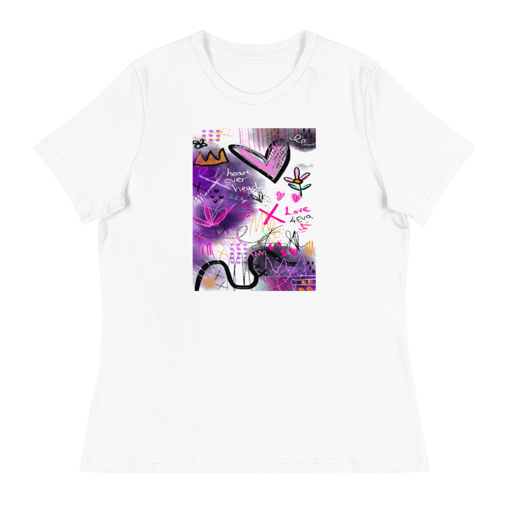 Heart Over Head Women's Relaxed T-Shirt