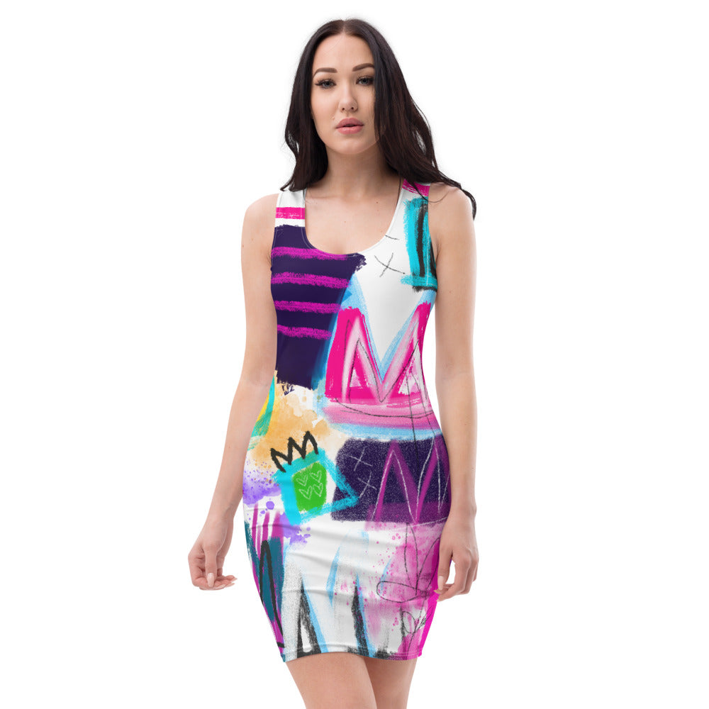 Pool Party Sublimation Cut & Sew Dress