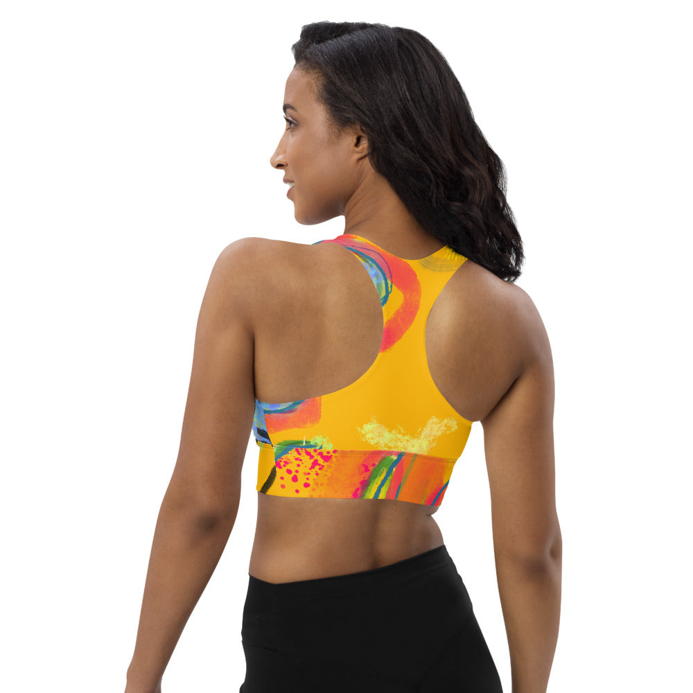Heat Wave Longline sports bra