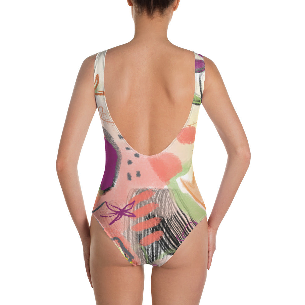 I Love Fall One-Piece Swimsuit