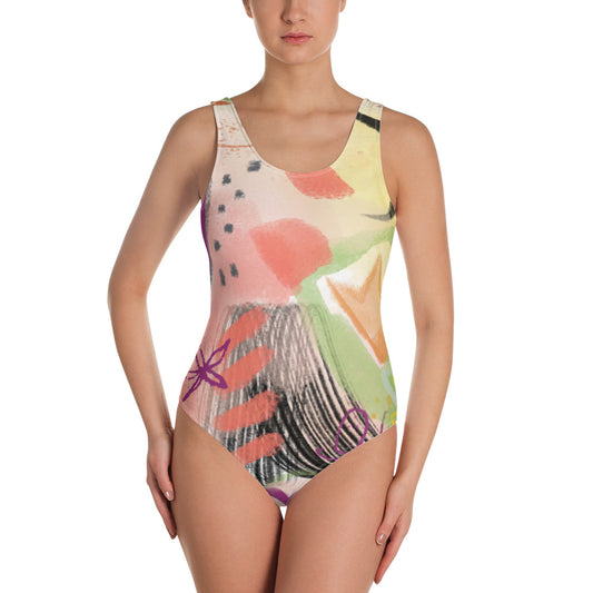 I Love Fall One-Piece Swimsuit