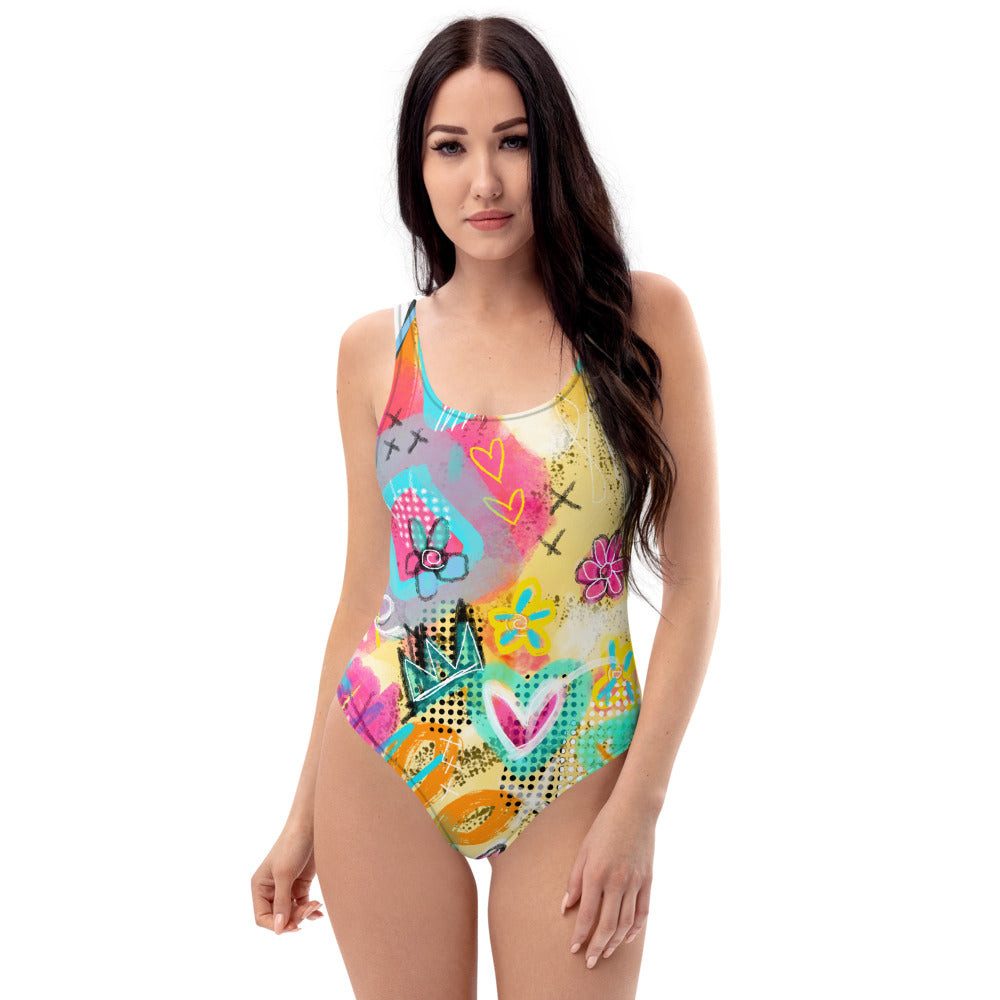 Born In The 80’s One-Piece Swimsuit