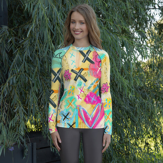 Born In The 80’s Women's Rash Guard