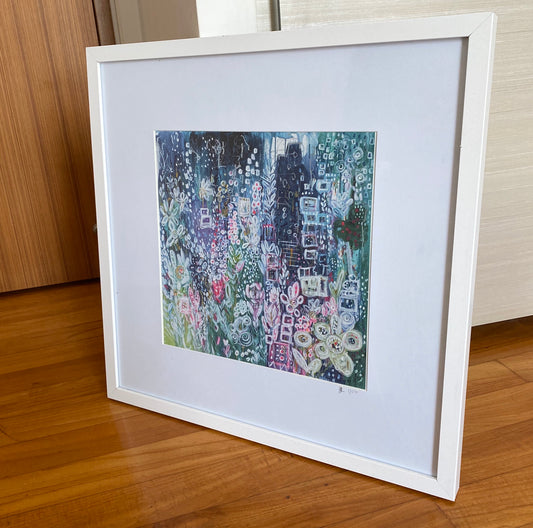 Urban Garden 1st edition limited edition framed fine art print. Collection only.