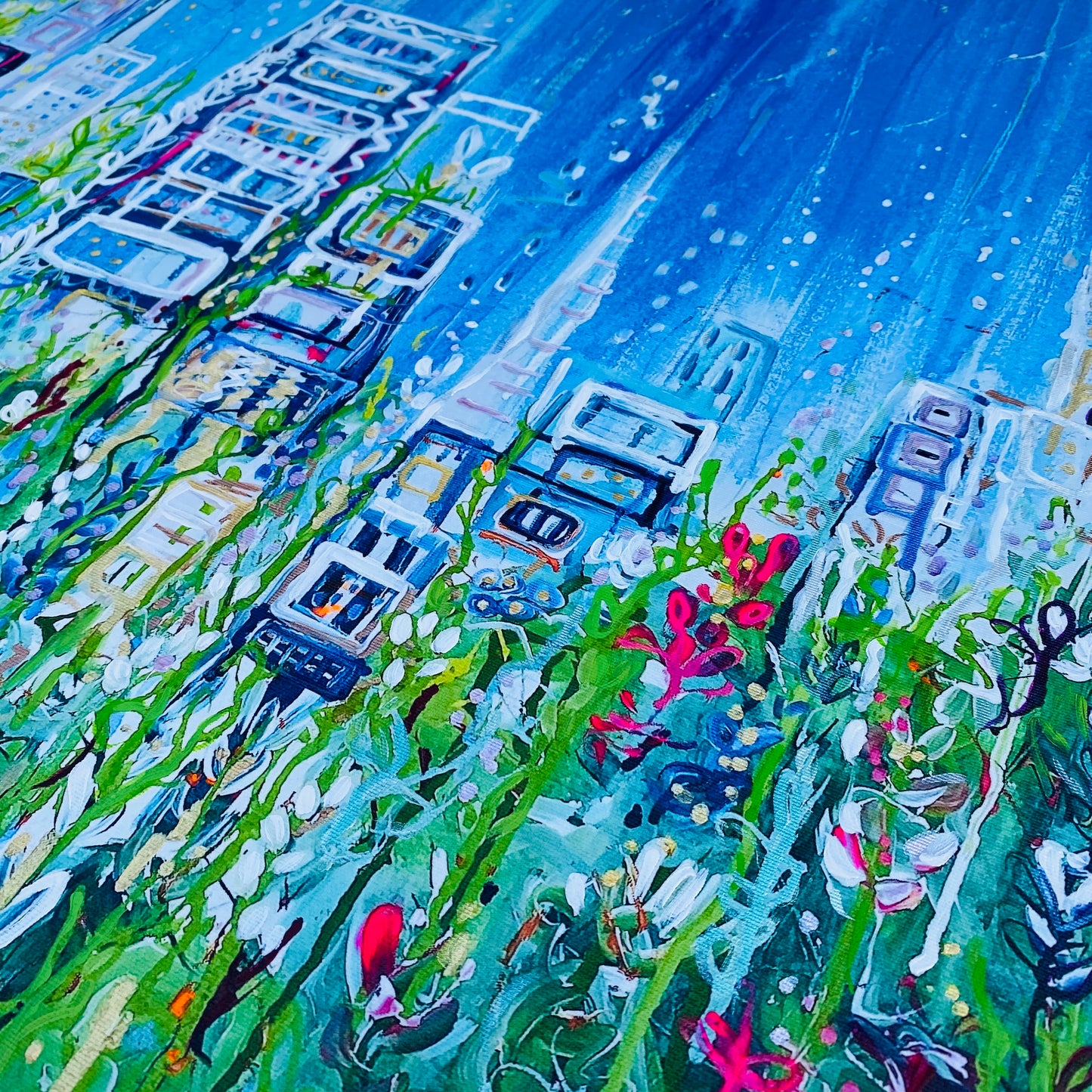 Summers In The City Hand Finished Fine Art Print
